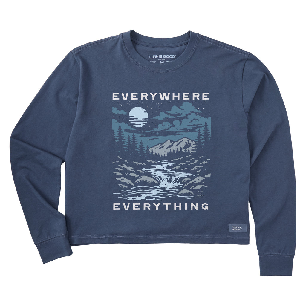 Women's Everywhere Everything Long Sleeve Crusher Boxy Tee product image 3