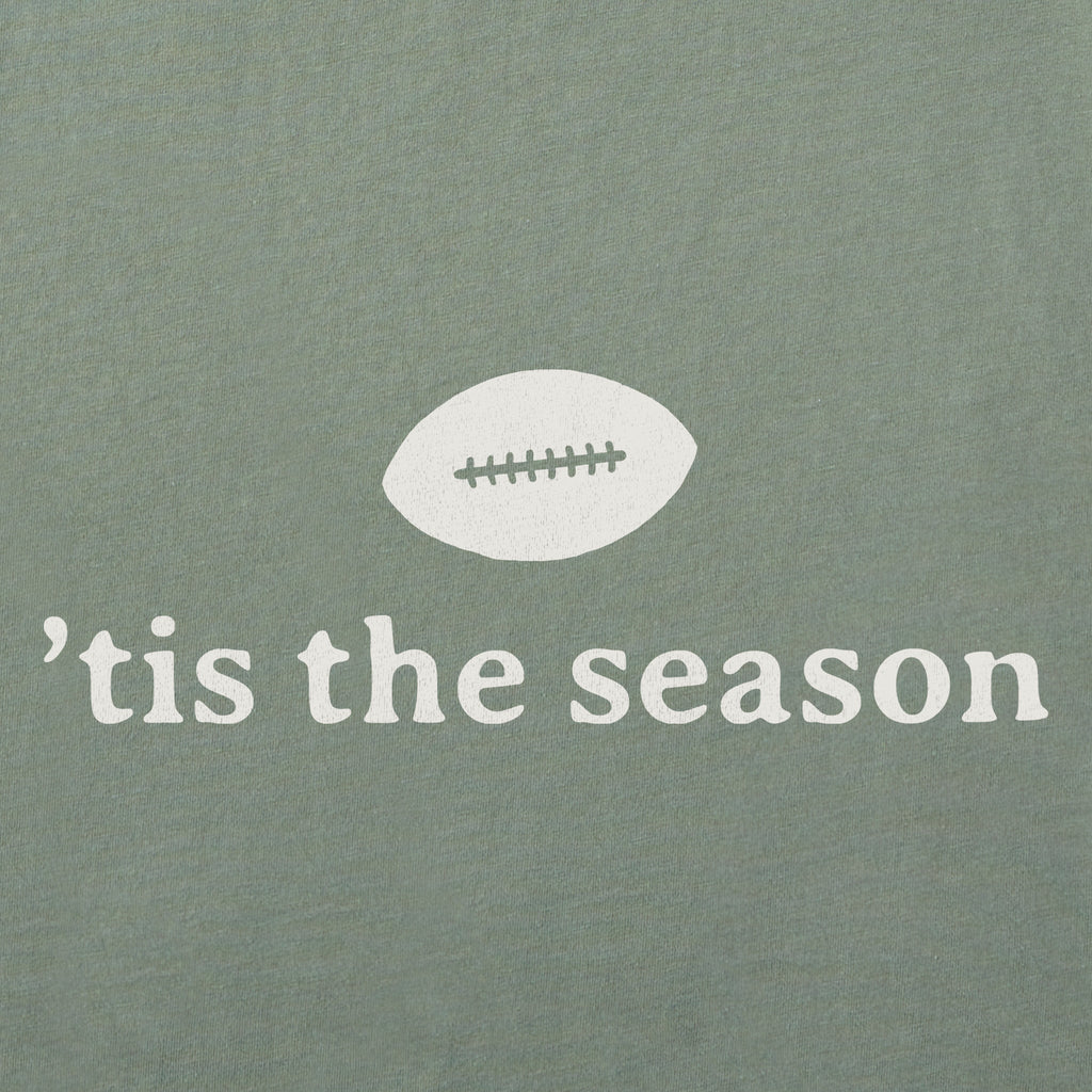 Women's Football Tis the Season Long Sleeve Crusher Boxy Tee product image 4