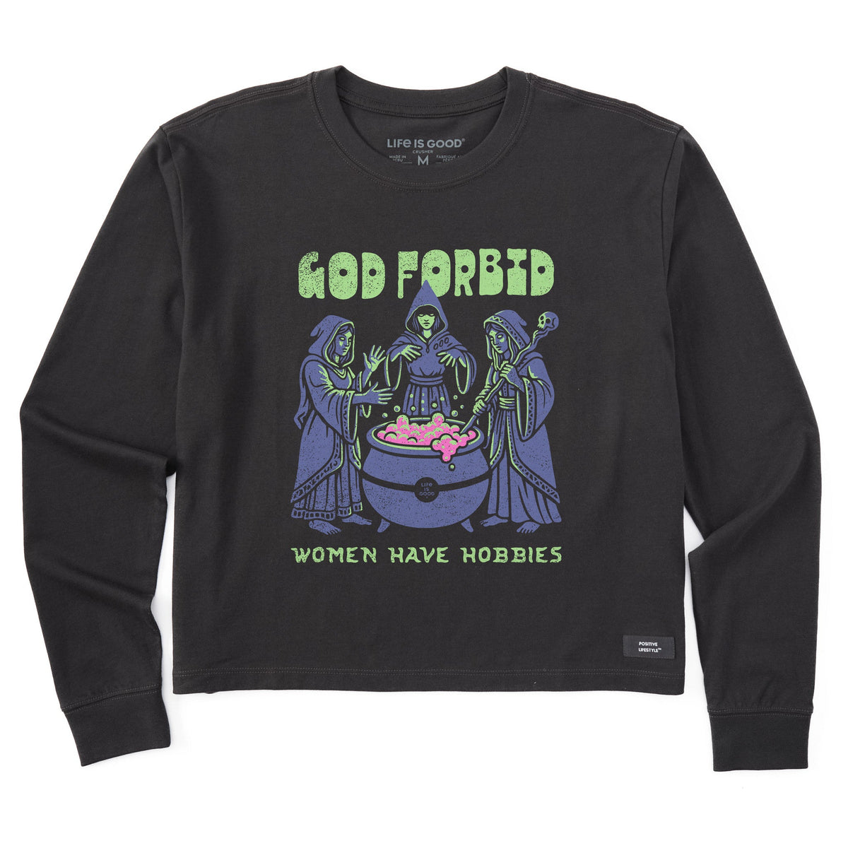 Women's God Forbid Women Have Hobbies Cauldron Long Sleeve product image 1