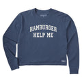 Women's Hamburger Help Me Arch Long Sleeve Crusher Boxy Tee product image 1