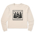 Women's Hobbies Long Sleeve Crusher Boxy Tee