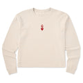 Women's Queen of Hearts Long Sleeve Crusher Boxy Tee product image 1