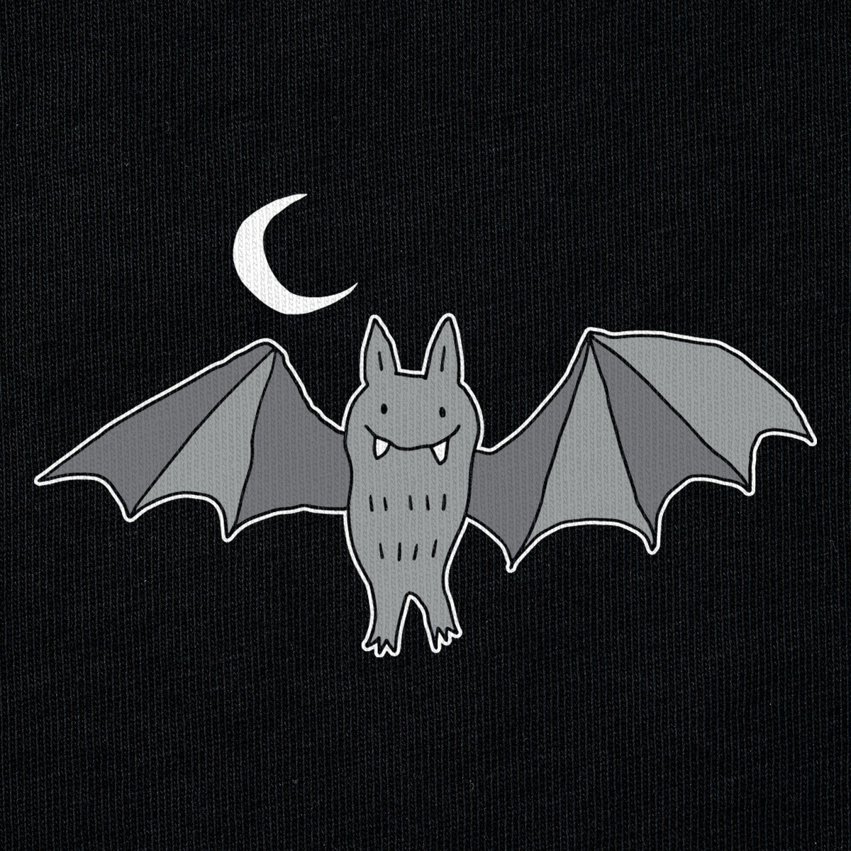 Women's Moon & Bat Good Vibes Hoodie product image 2