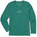 Women's Holly Jolly Simple Long Sleeve Crusher Vee product image 1
