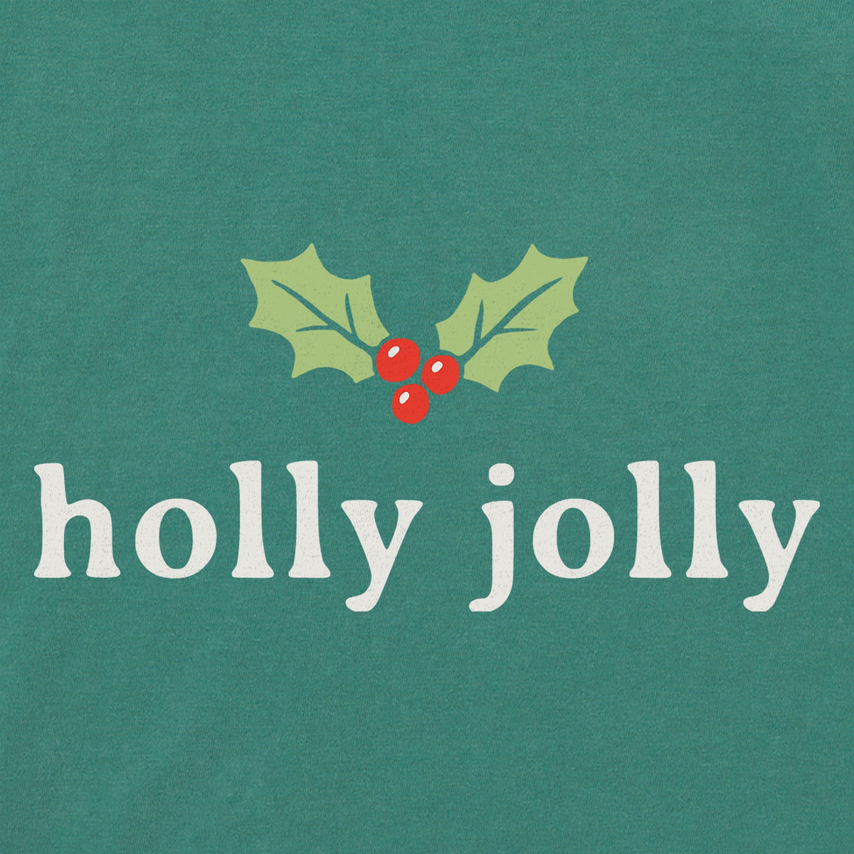 Women's Holly Jolly Simple Long Sleeve Crusher Vee product image 2