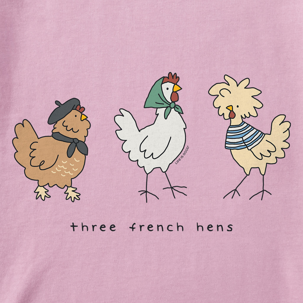 Toddler Three French Hens Short Sleeve Crusher Tee product image 2