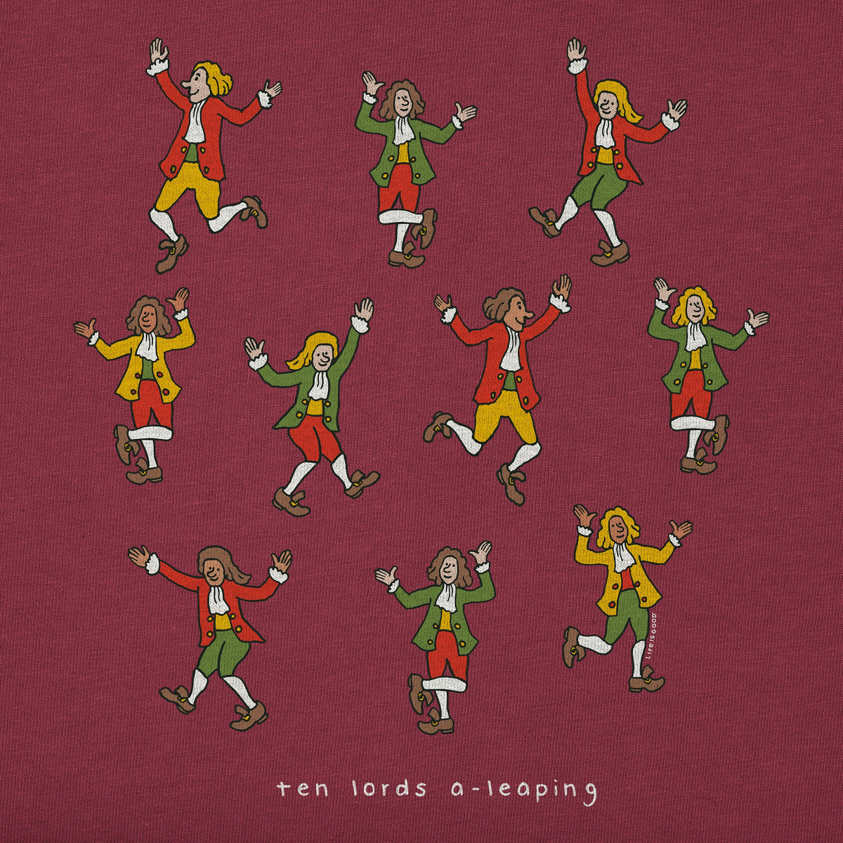 Kids Ten Lords A Leaping Long Sleeve Crusher Tee product image 2