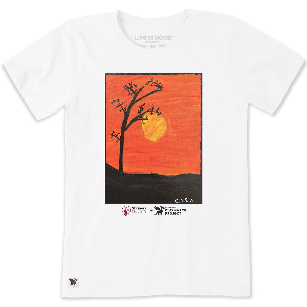Women's The Beautiful Sunset Short Sleeve Crusher Tee product image 1