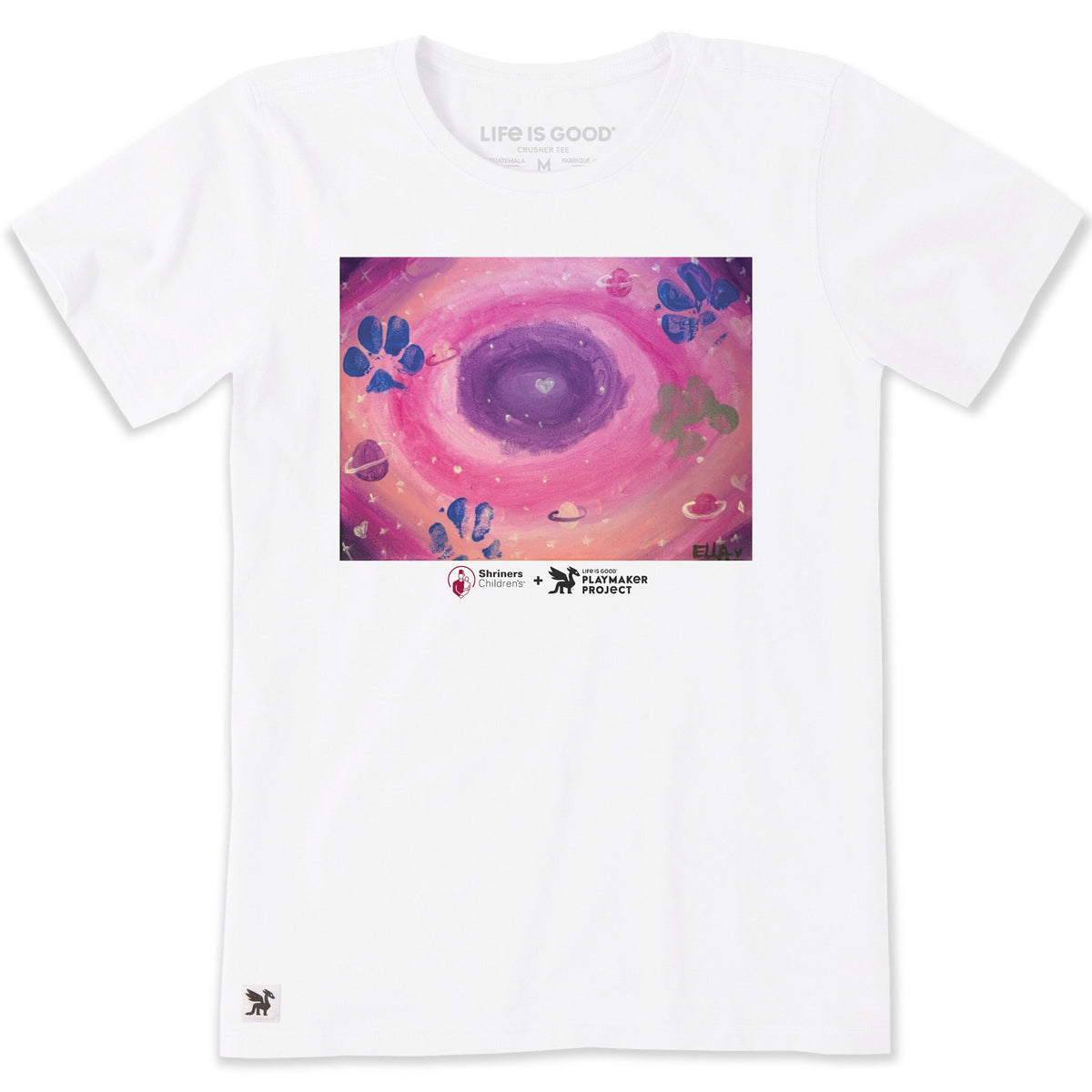 Women's Celestial PAWSitive Galaxy Short Sleeve Crusher Tee product image 1