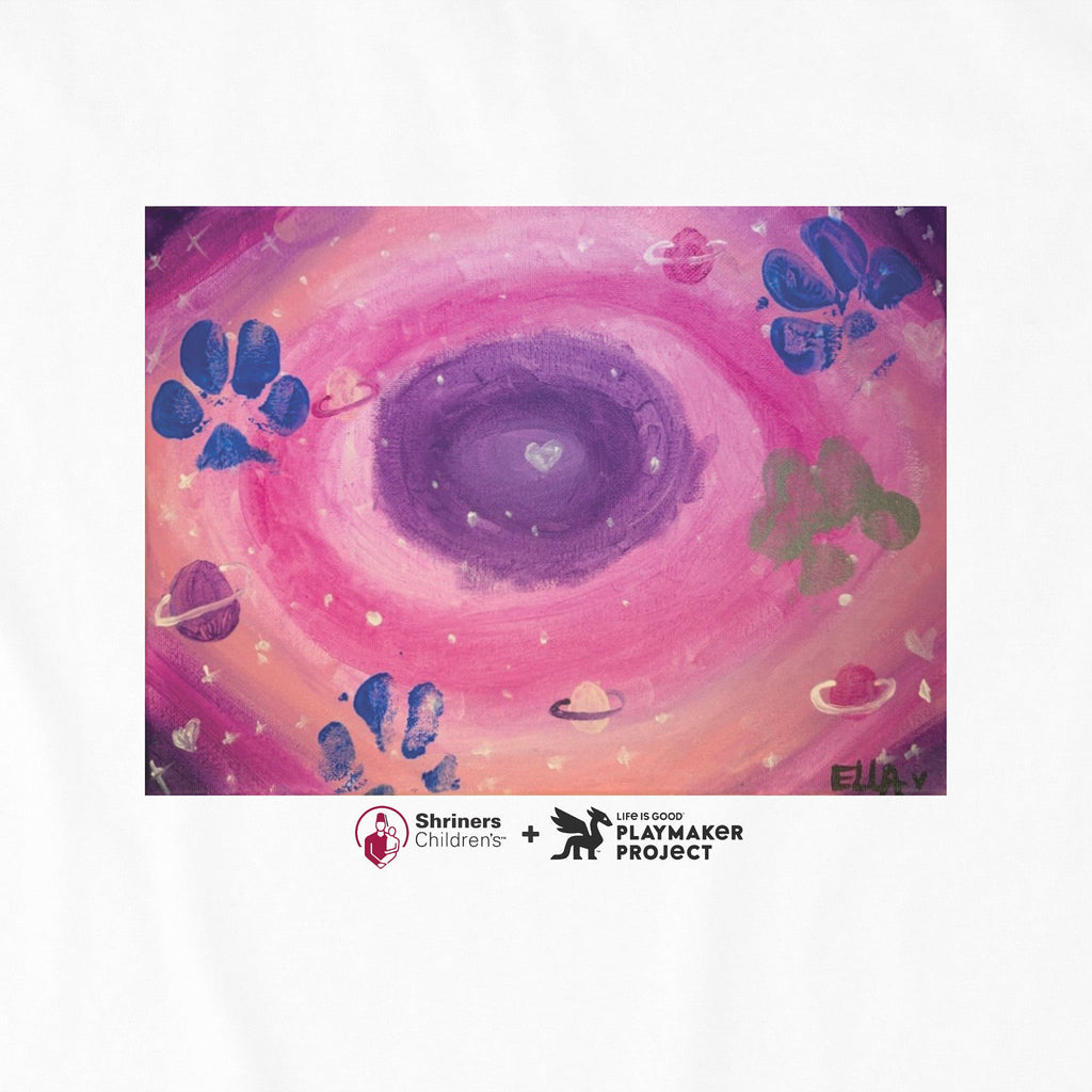 Women's Celestial PAWSitive Galaxy Short Sleeve Crusher Tee product image 2