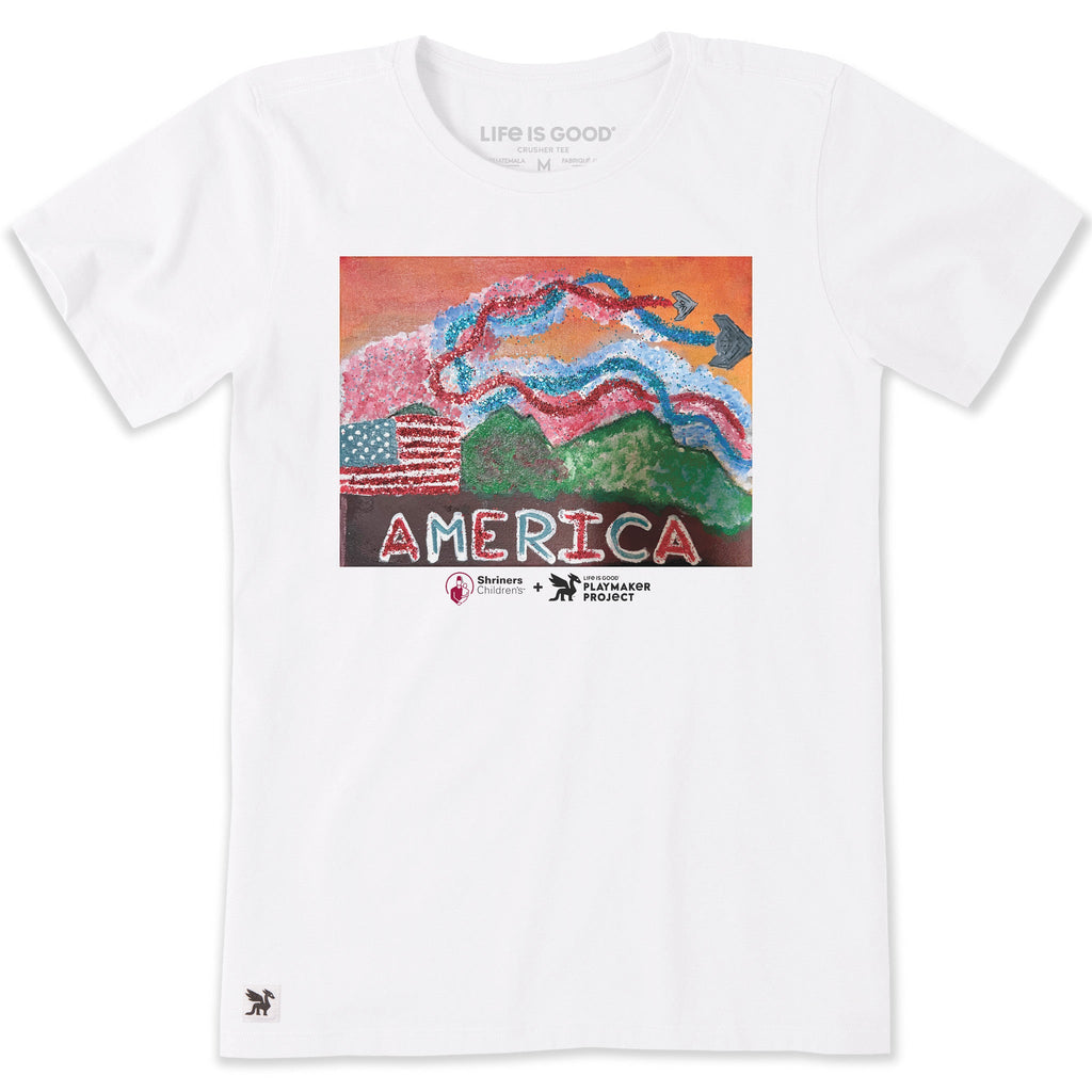 Women's America Short Sleeve Crusher Tee product image 1