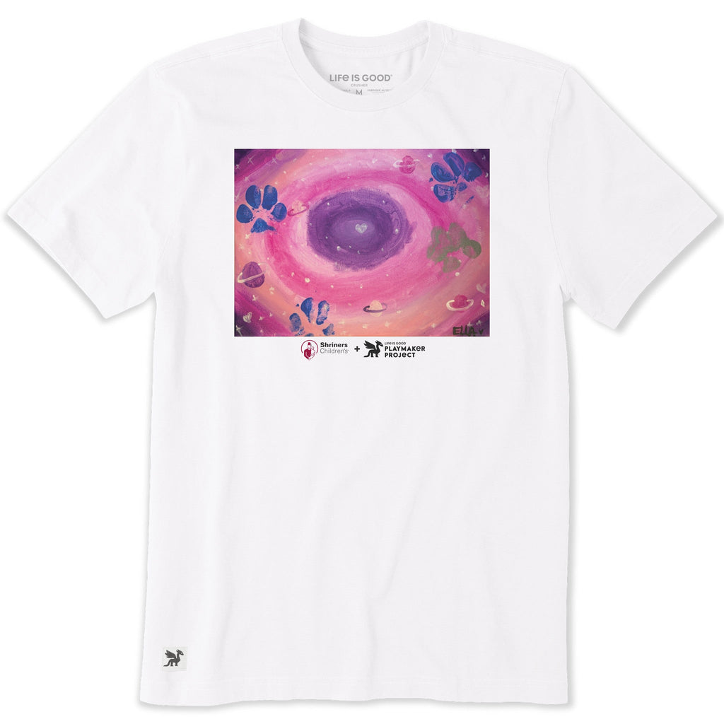 Men's Celestial PAWSitive Galaxy Short Sleeve Crusher Tee product image 1