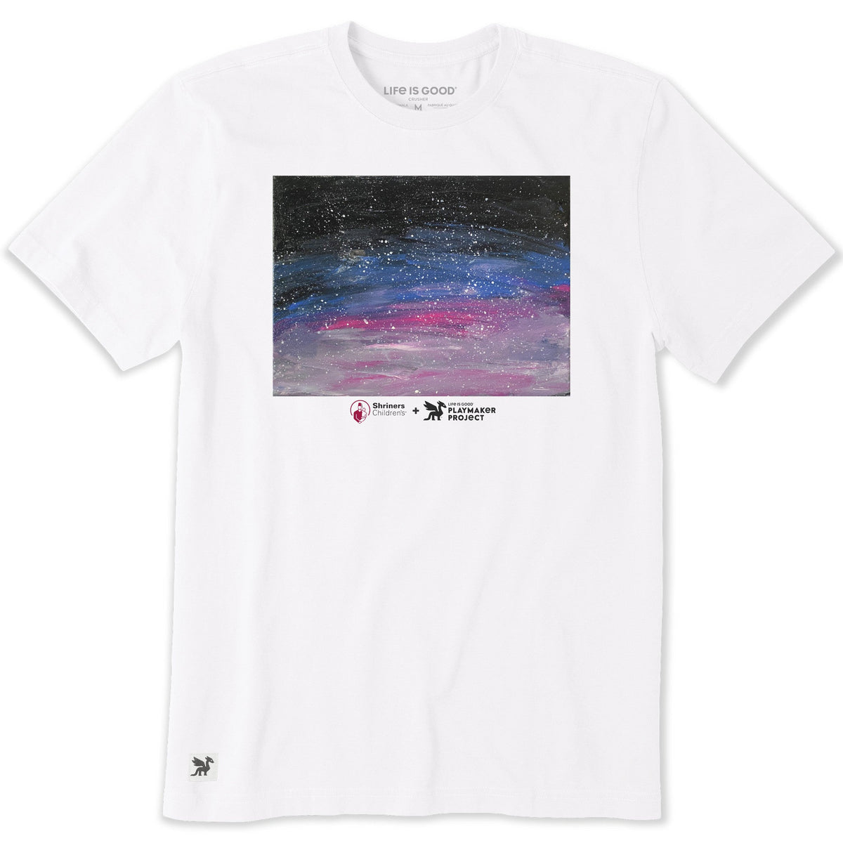Men's Northern Lights Galaxy Short Sleeve Crusher Tee product image 1