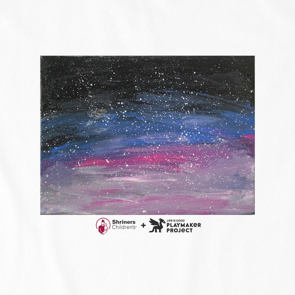 Men's Northern Lights Galaxy Short Sleeve Crusher Tee product image 2