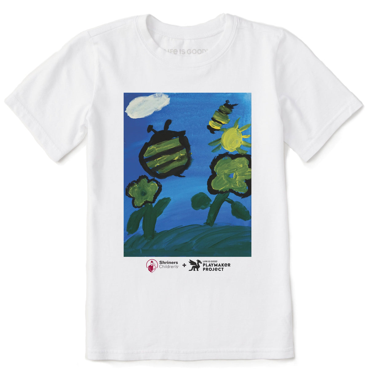 Kids Bee Happy Short Sleeve Crusher Tee product image 1