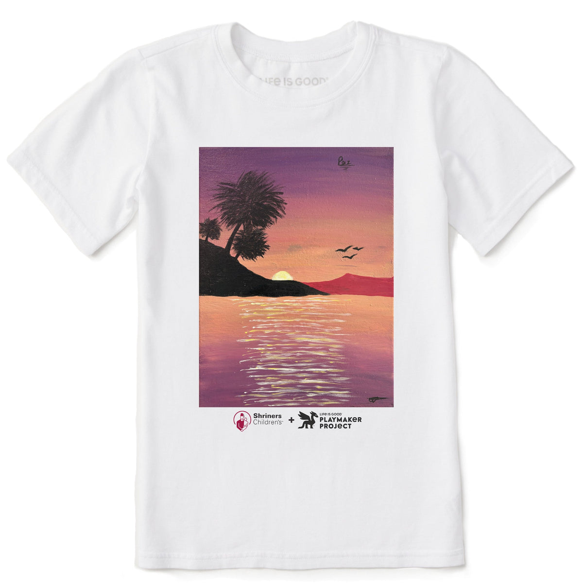 Kids Alexa's Golden Hour Short Sleeve Crusher Tee product image 1