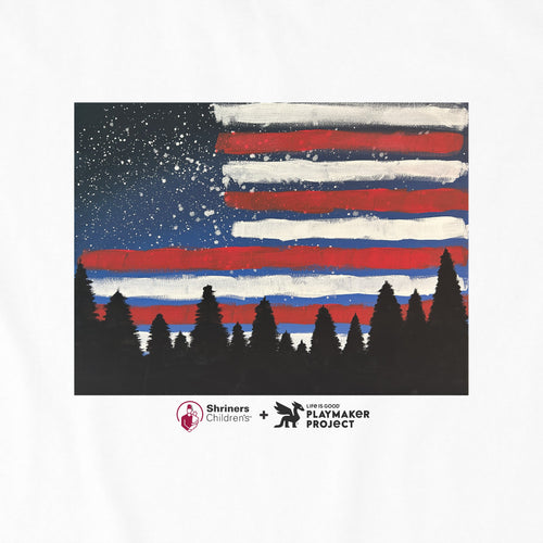 Kids America at Night Short Sleeve Crusher Tee product image 2