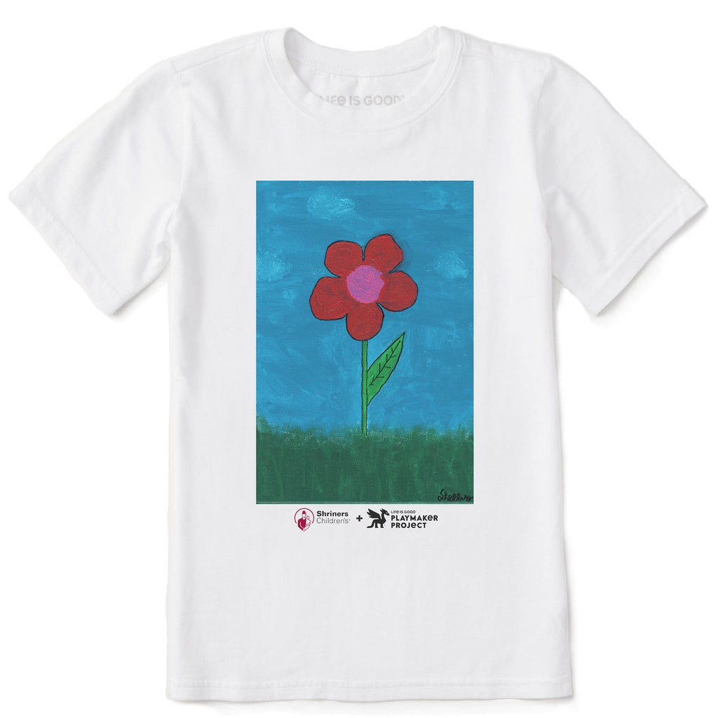 Kids Flowers Always Bloom Short Sleeve Crusher Tee product image 1