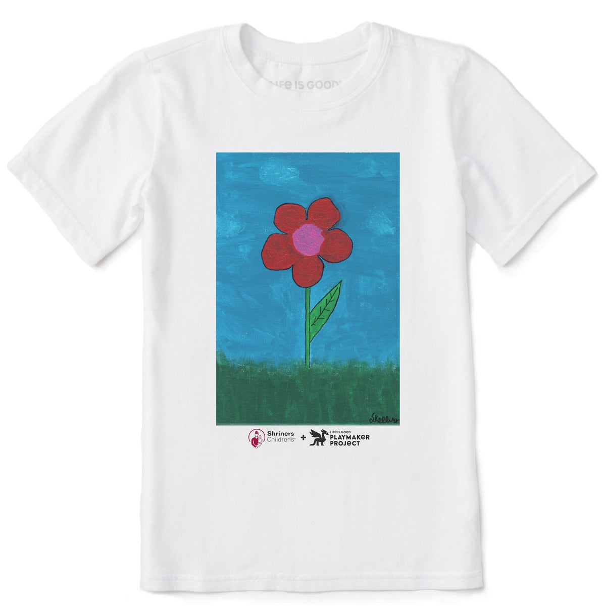 Kids Flowers Always Bloom Short Sleeve Crusher Tee product image 1