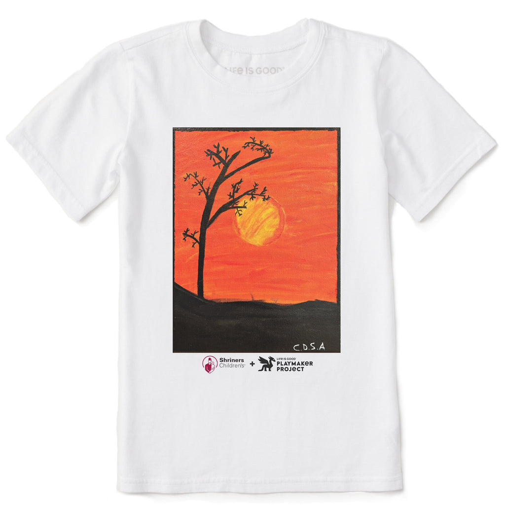 Kids The Beautiful Sunset Short Sleeve Crusher Tee product image 1
