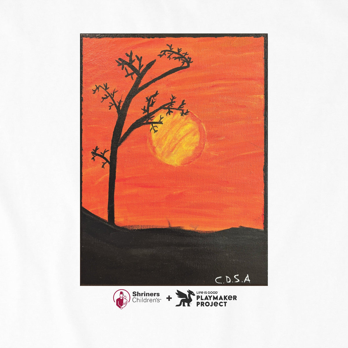 Kids The Beautiful Sunset Short Sleeve Crusher Tee product image 2