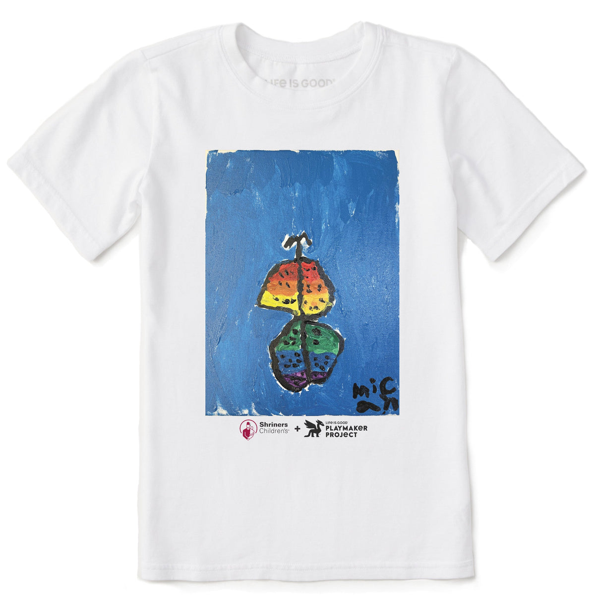 Kids Where Rainbows Fly Short Sleeve Crusher Tee product image 1