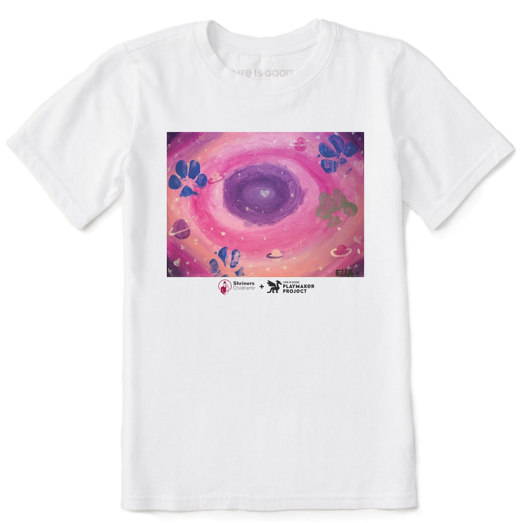 Kids Celestial PAWSitive Galaxy Short Sleeve Crusher Tee product image 1