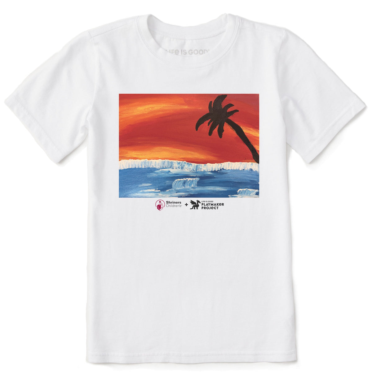 Kids Sunsets and Saltwater Short Sleeve Crusher Tee product image 1
