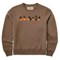 Women's Pumpkin Cats Good Vibes Crew