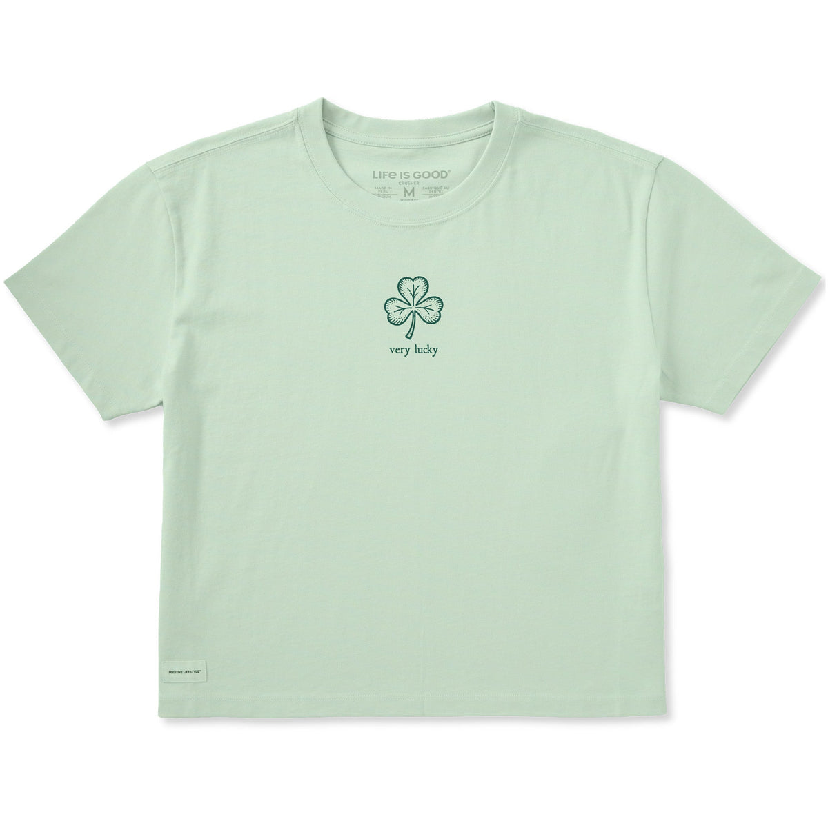 Women's Very Lucky Clover Short Sleeve Crusher Boxy Tee product image 1