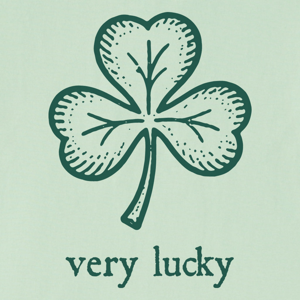 Women's Very Lucky Clover Short Sleeve Crusher Boxy Tee product image 2