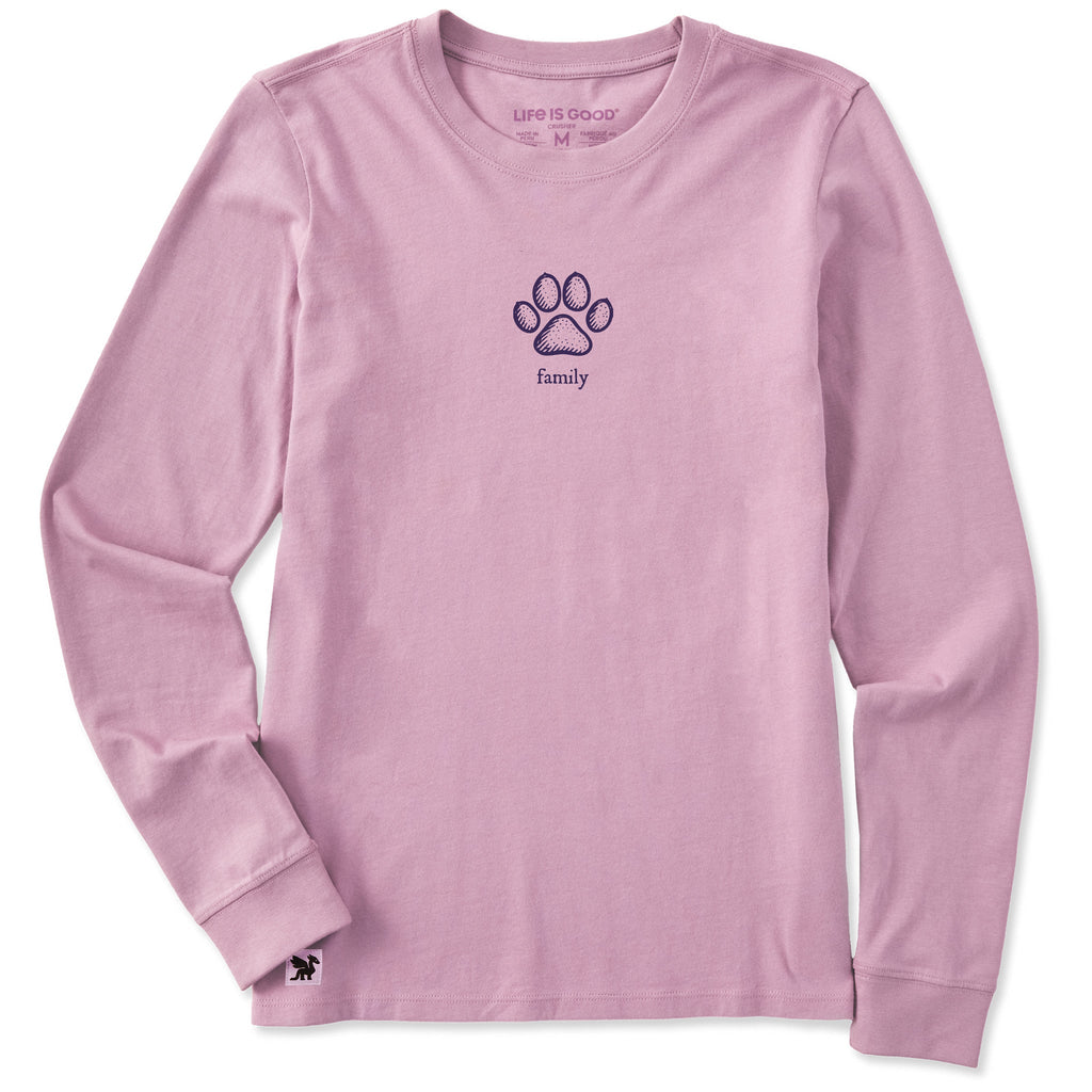 Women's Cat Family Long Sleeve Crusher Tee product image 1