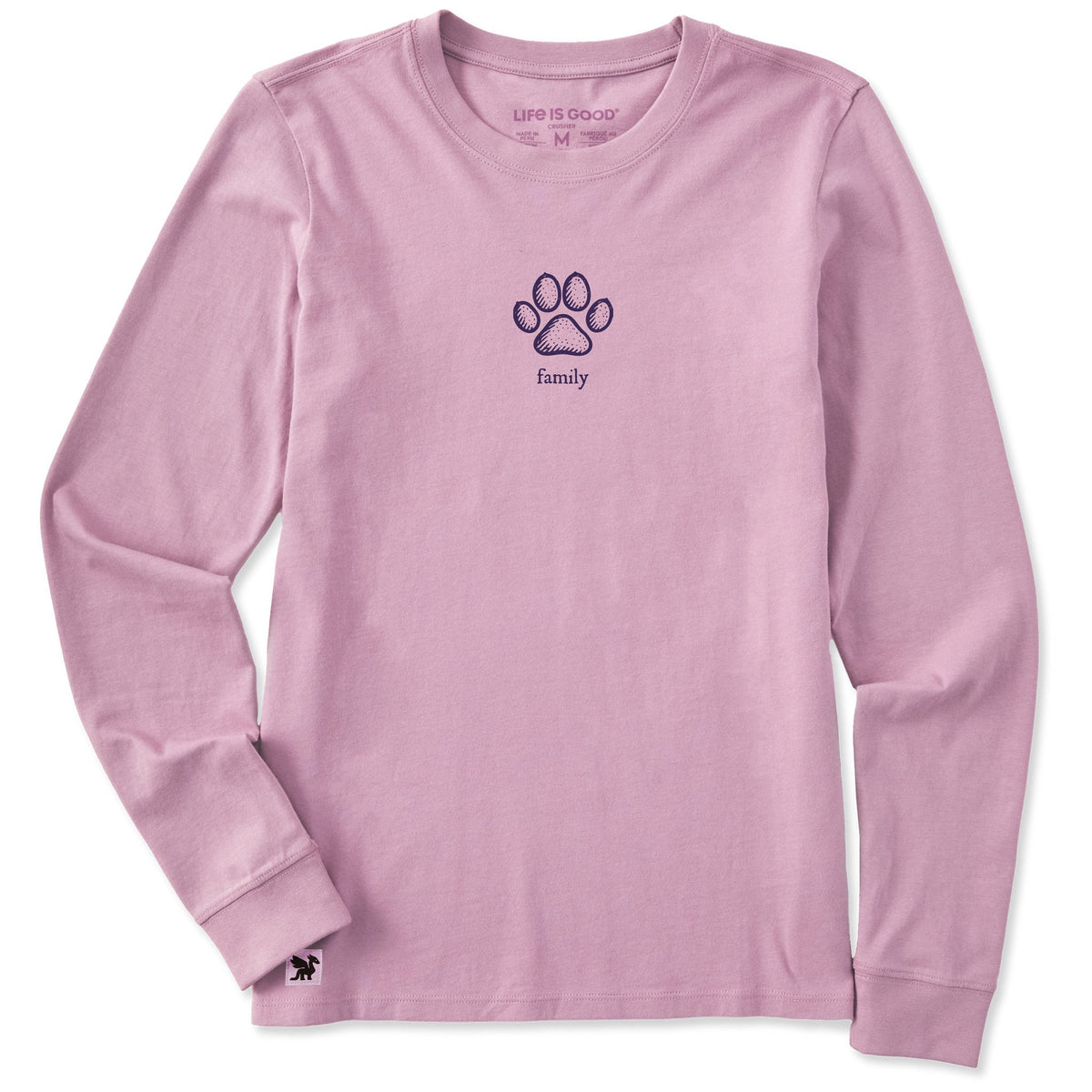 Women's Cat Family Long Sleeve Crusher Tee product image 1