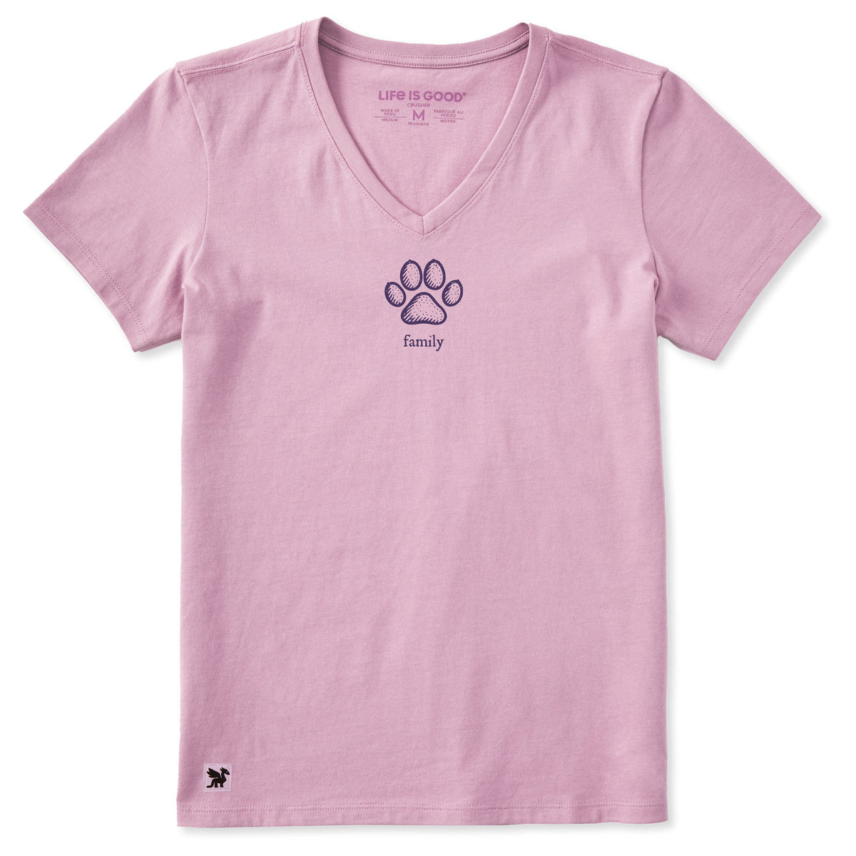 Women's Cat Family Short Sleeve Crusher Vee product image 1