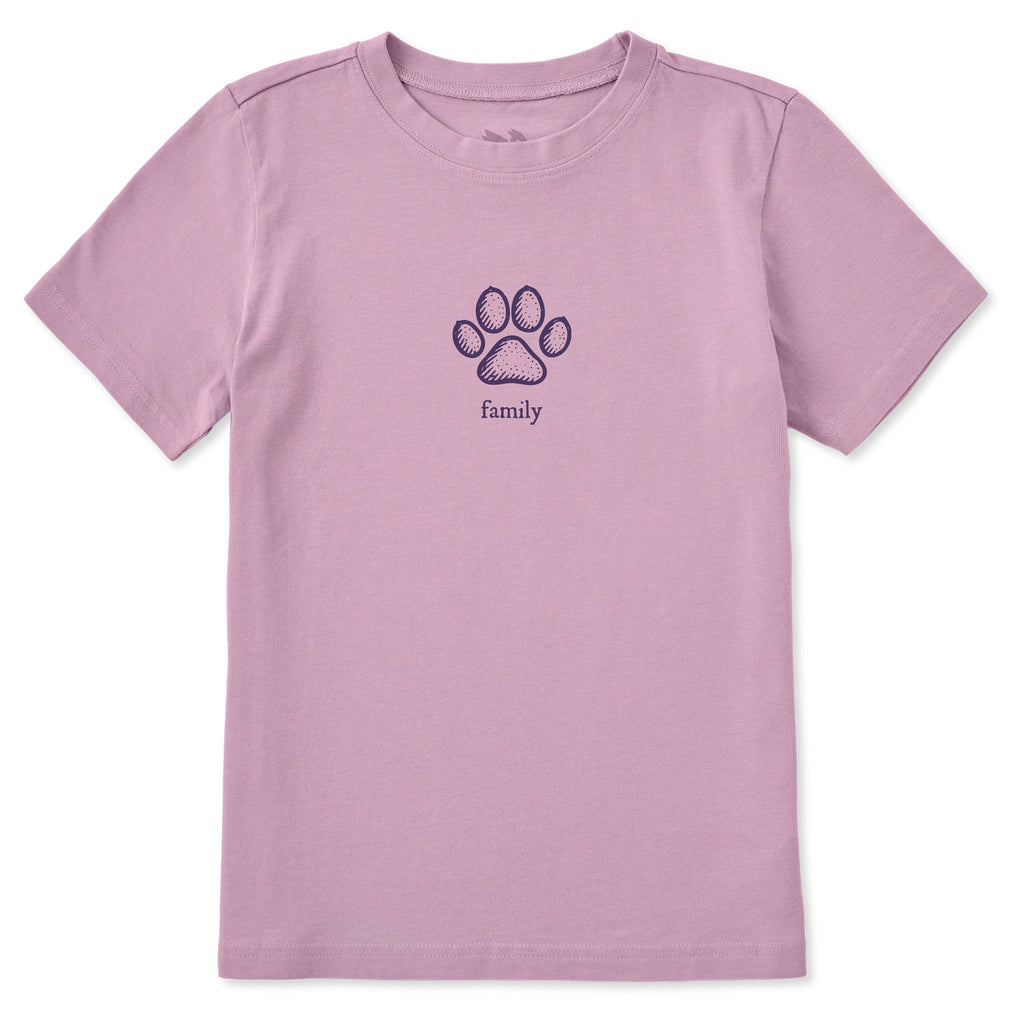 Kids Cat Family Short Sleeve Crusher Tee product image 1