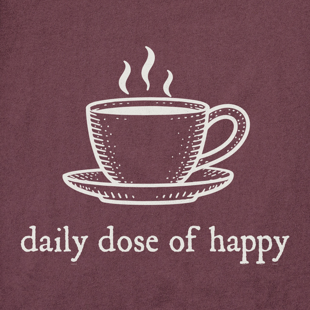 Men's Daily Dose of Happy Short Sleeve Crusher Tee