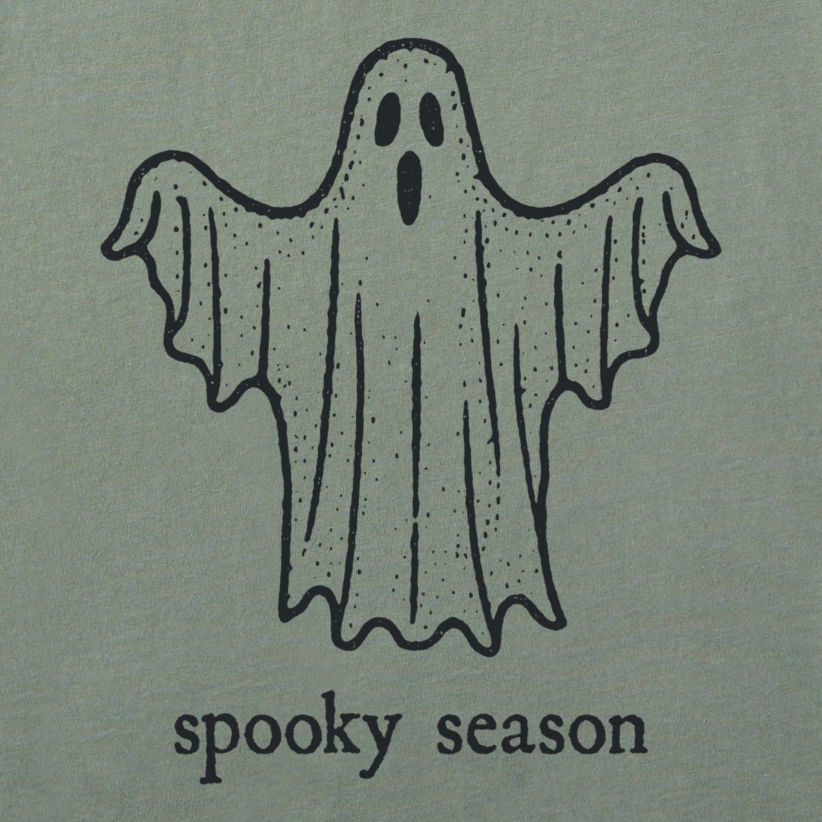 Kids Ghost Spooky Short Sleeve Crusher Tee product image 2