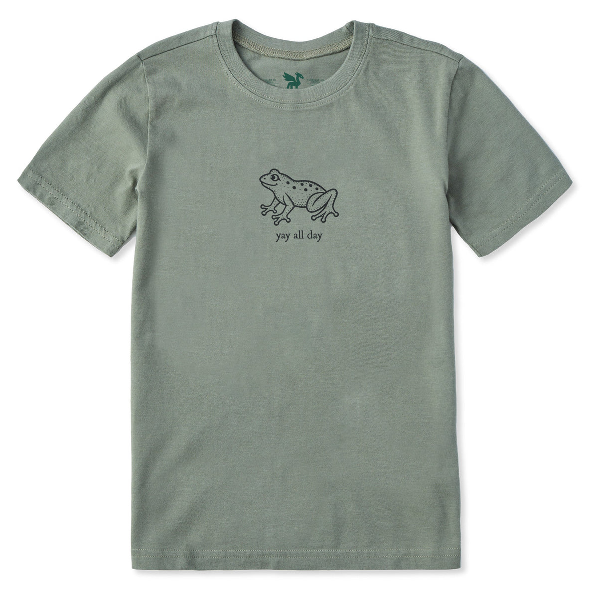 Kids Yay All Day Short Sleeve Crusher Tee product image 1