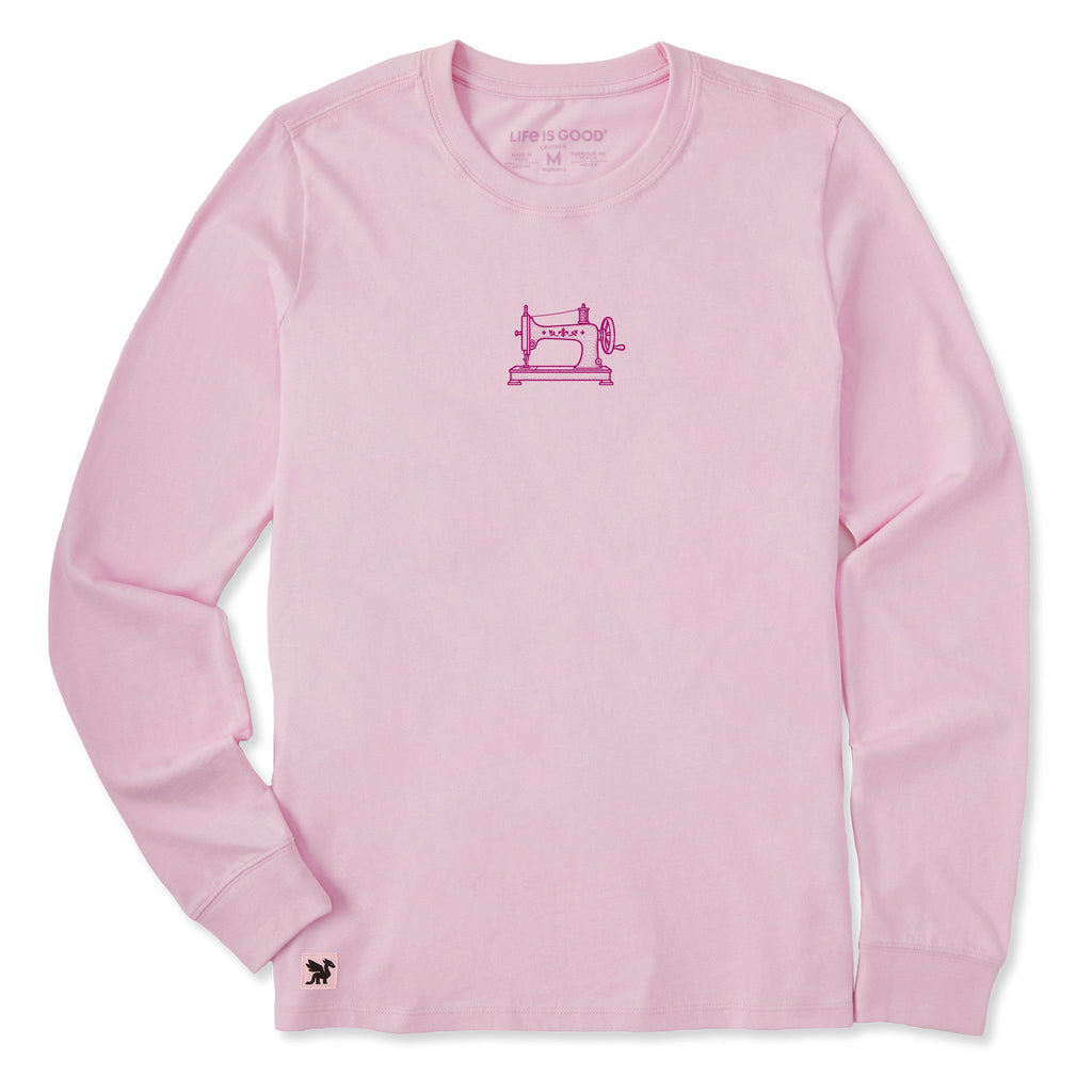 Women's Sewing Machine Long Sleeve Crusher Tee product image 1