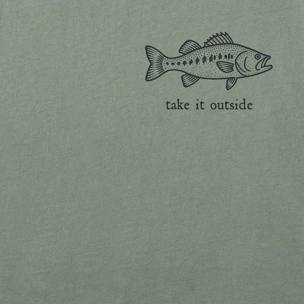 Men's Fish Take It Outside Short Sleeve Tee product image 4