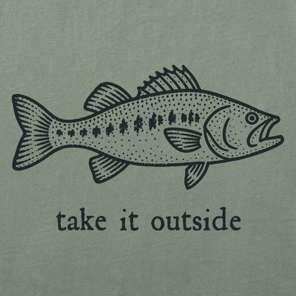 Women's Fish Take It Outside Short Sleeve Crusher Tee product image 2