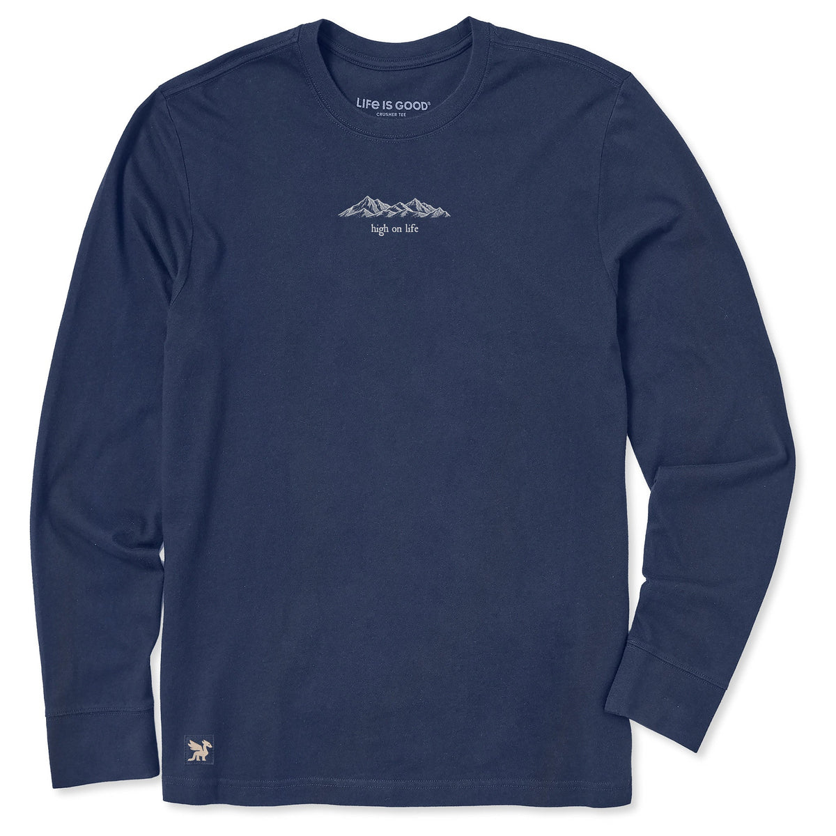Men's Mountains High On Life Long Sleeve Crusher Tee product image 1