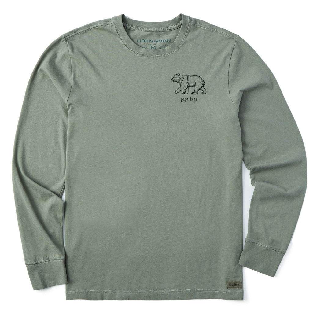 Men's Bear Papa Long Sleeve Crusher Tee product image 1