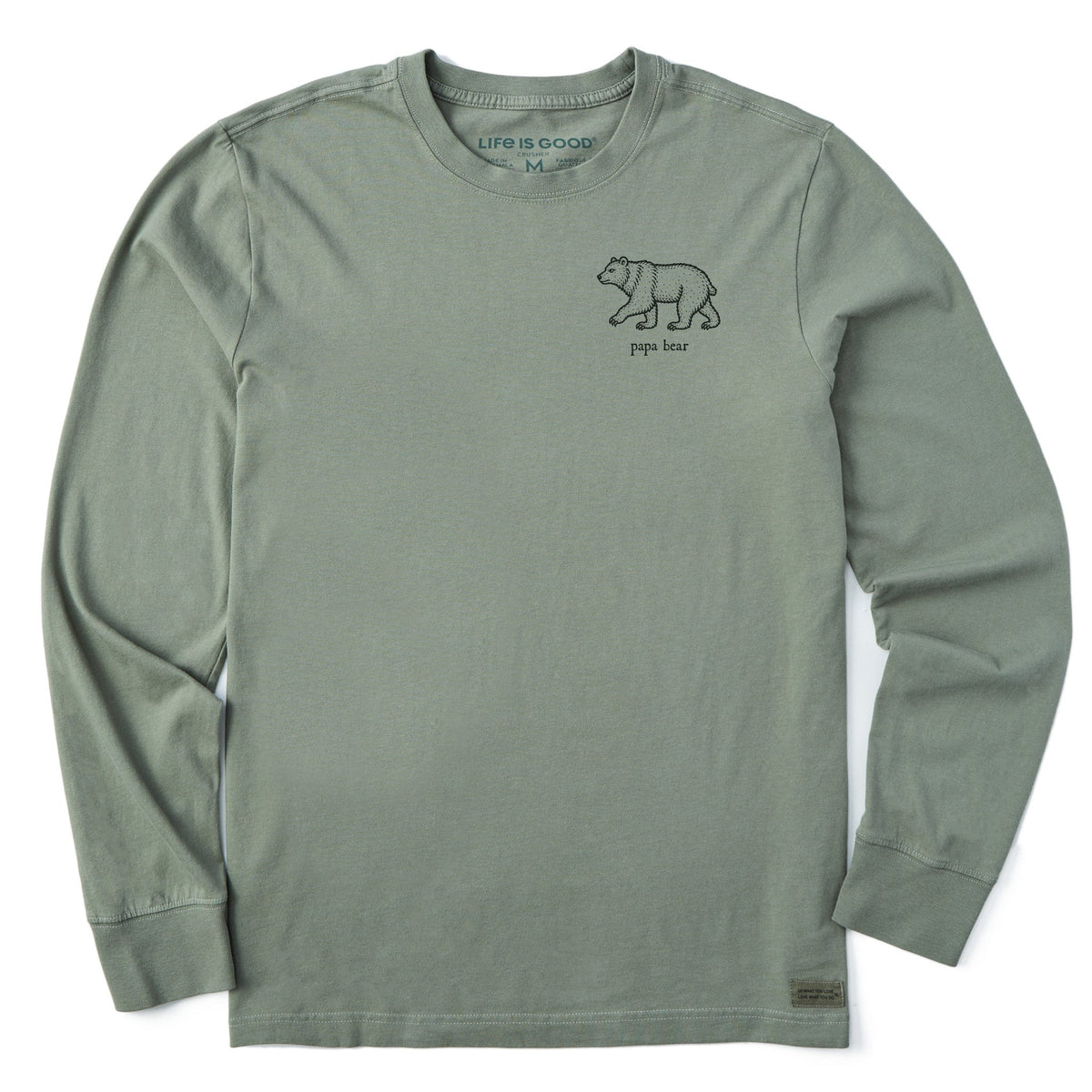 Men's Bear Papa Long Sleeve Crusher Tee product image 1
