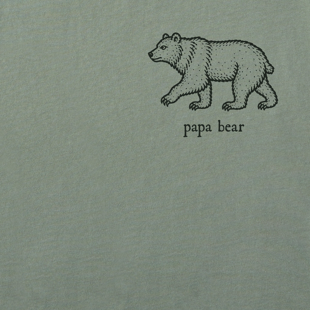 Men's Bear Papa Long Sleeve Crusher Tee product image 2