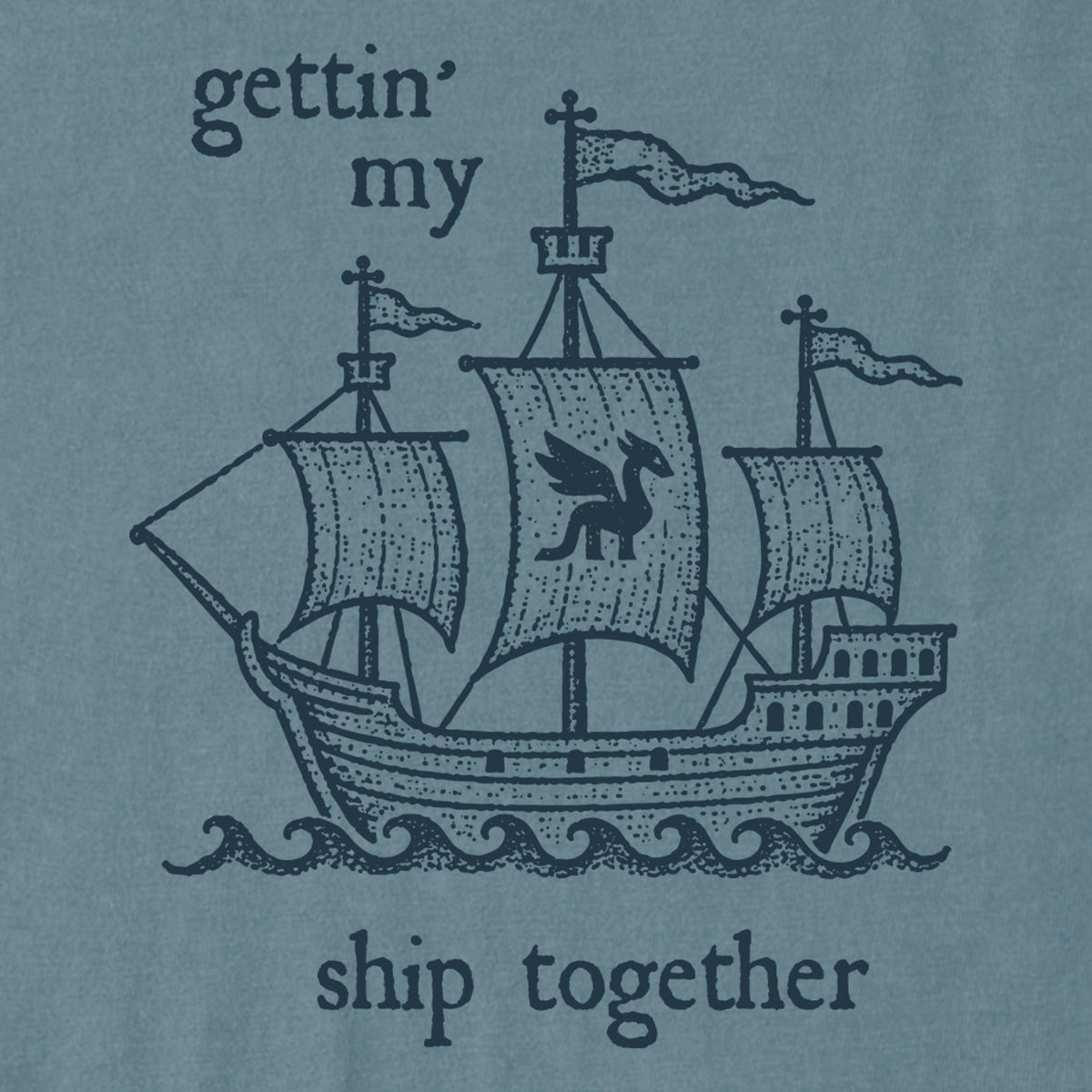 Women's Ship Together Short Sleeve Crusher Tee product image 2