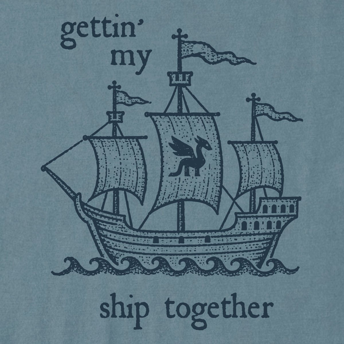 Men's Ship Together Short Sleeve Crusher Tee product image 2