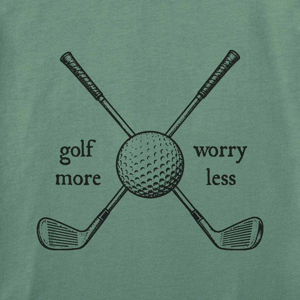 Women's Worry Less Golf More Short Sleeve Crusher Tee product image 2