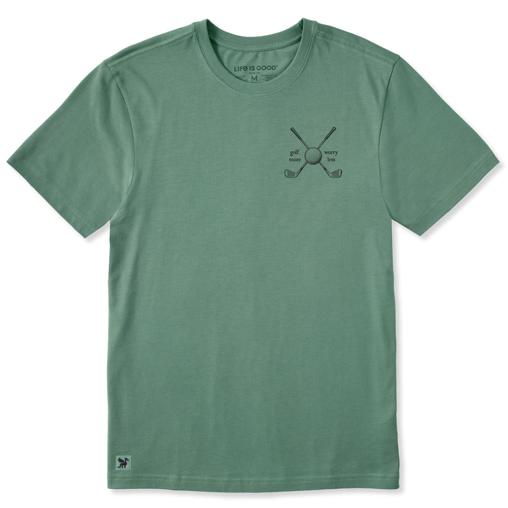 Men's Worry Less Golf More Short Sleeve Crusher Tee product image 1