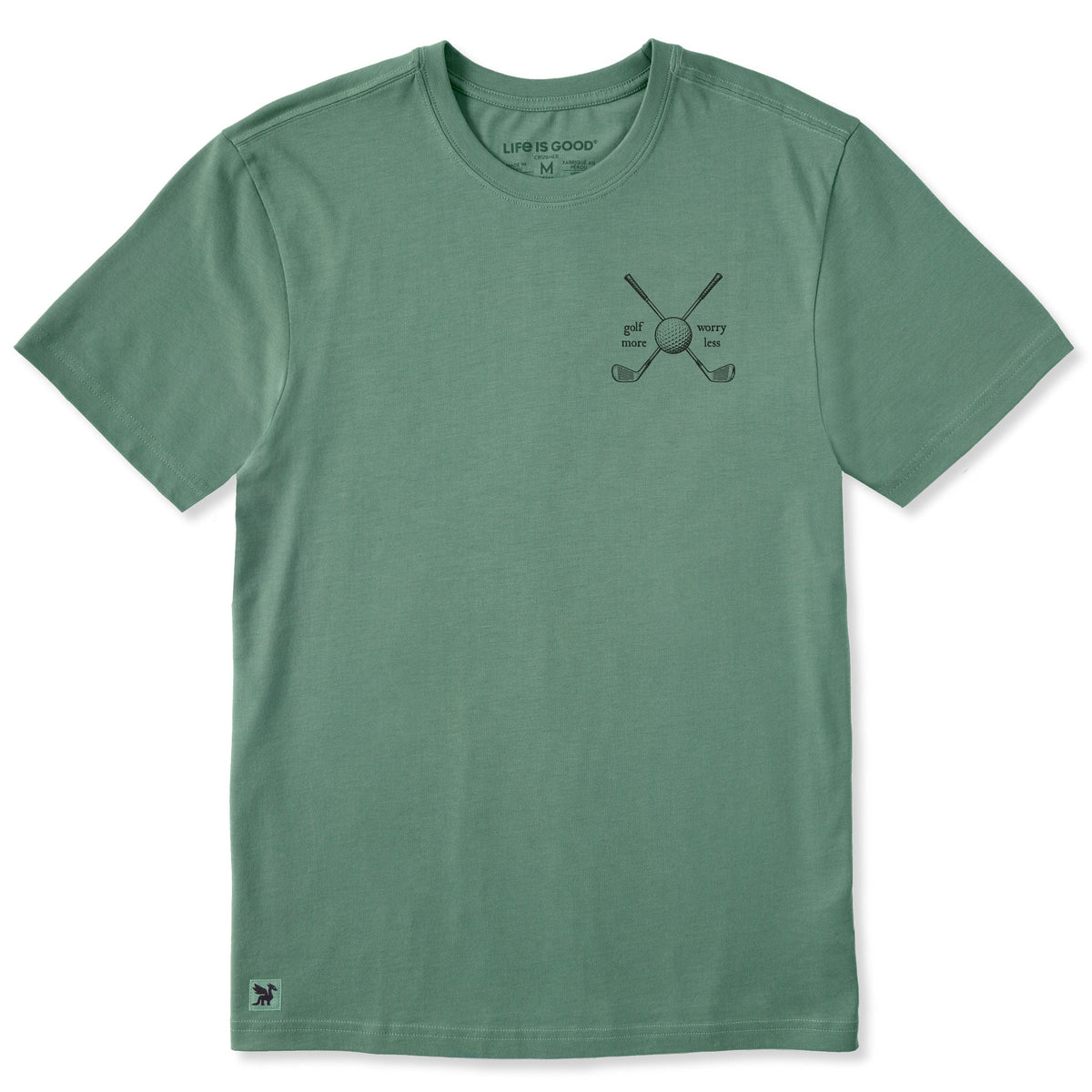 Men's Worry Less Golf More Short Sleeve Crusher Tee product image 1